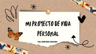 PRESENTACIÓN PROYECTO DE VIDA