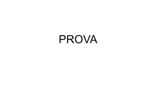Prova