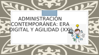 Administración contemporánea